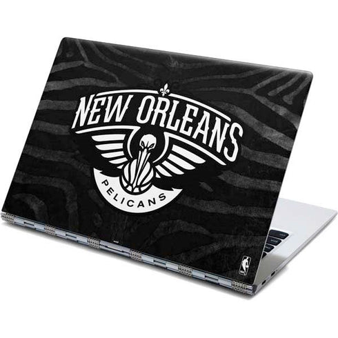 NBA New Orleans Pelicans Black Animal Print Yoga 910 2-in-1 14in Touch-Screen Skin